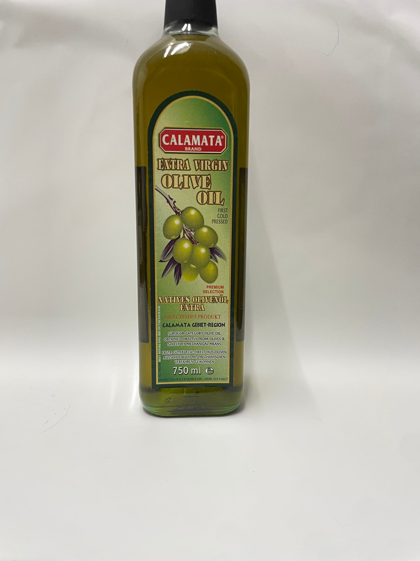 Calamata Extra Virgin Olive Oil 750ml