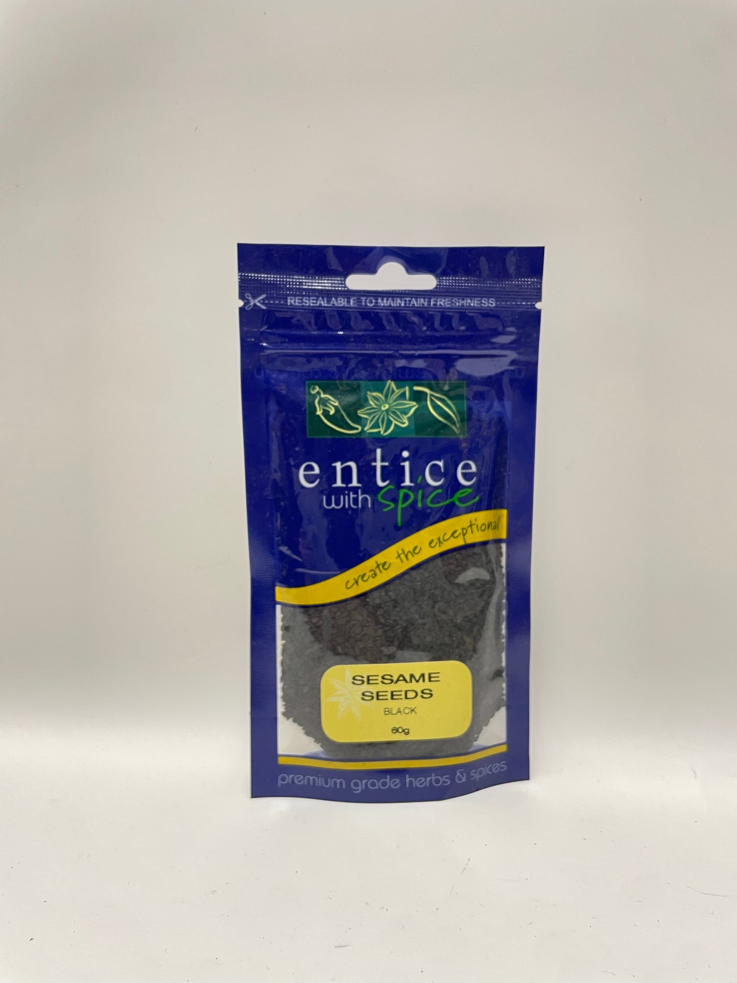 Entice with Spice Sesame Seeds Black
