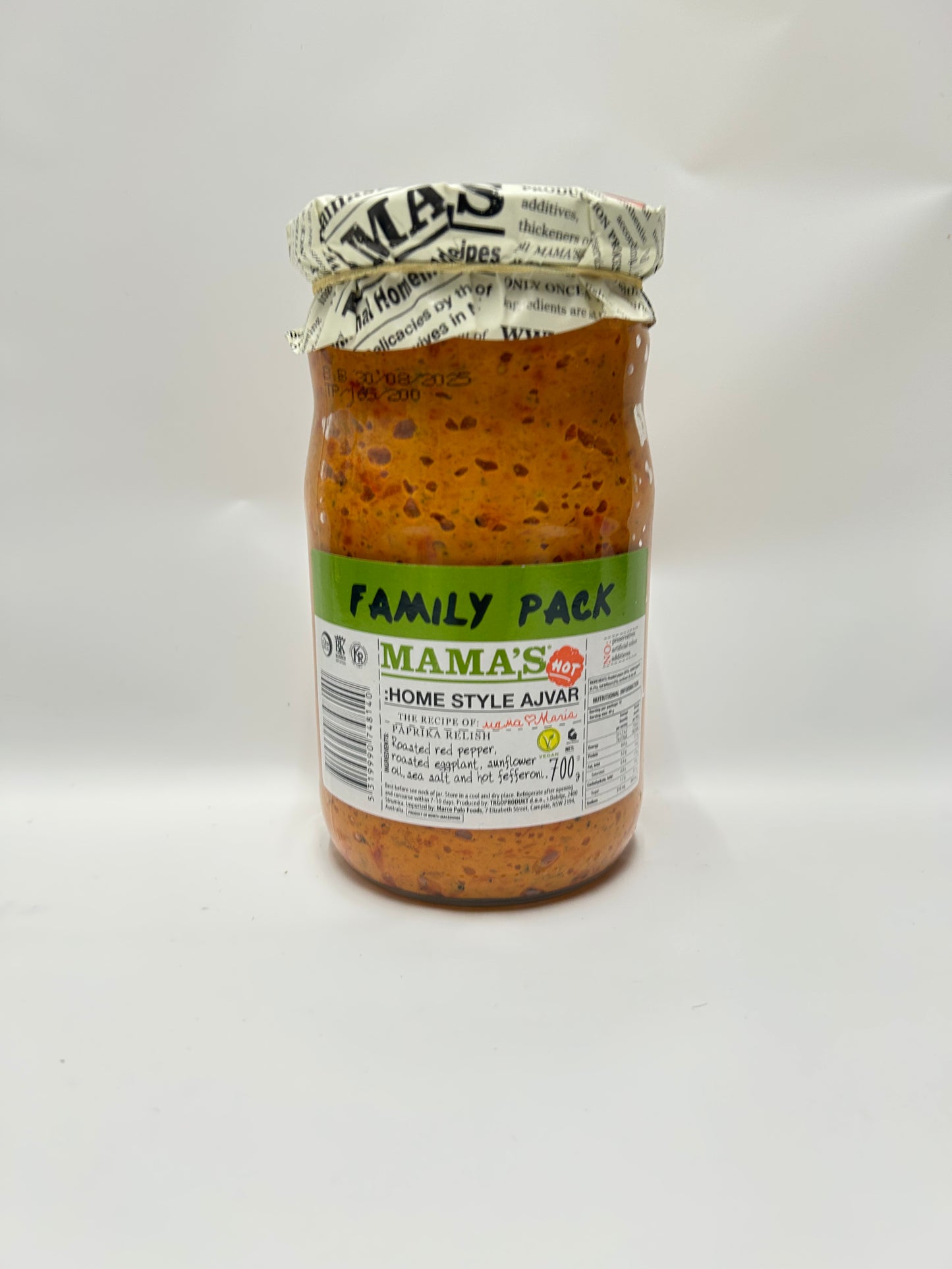 Mama's Homestyle Hot Ajvar Family Pack