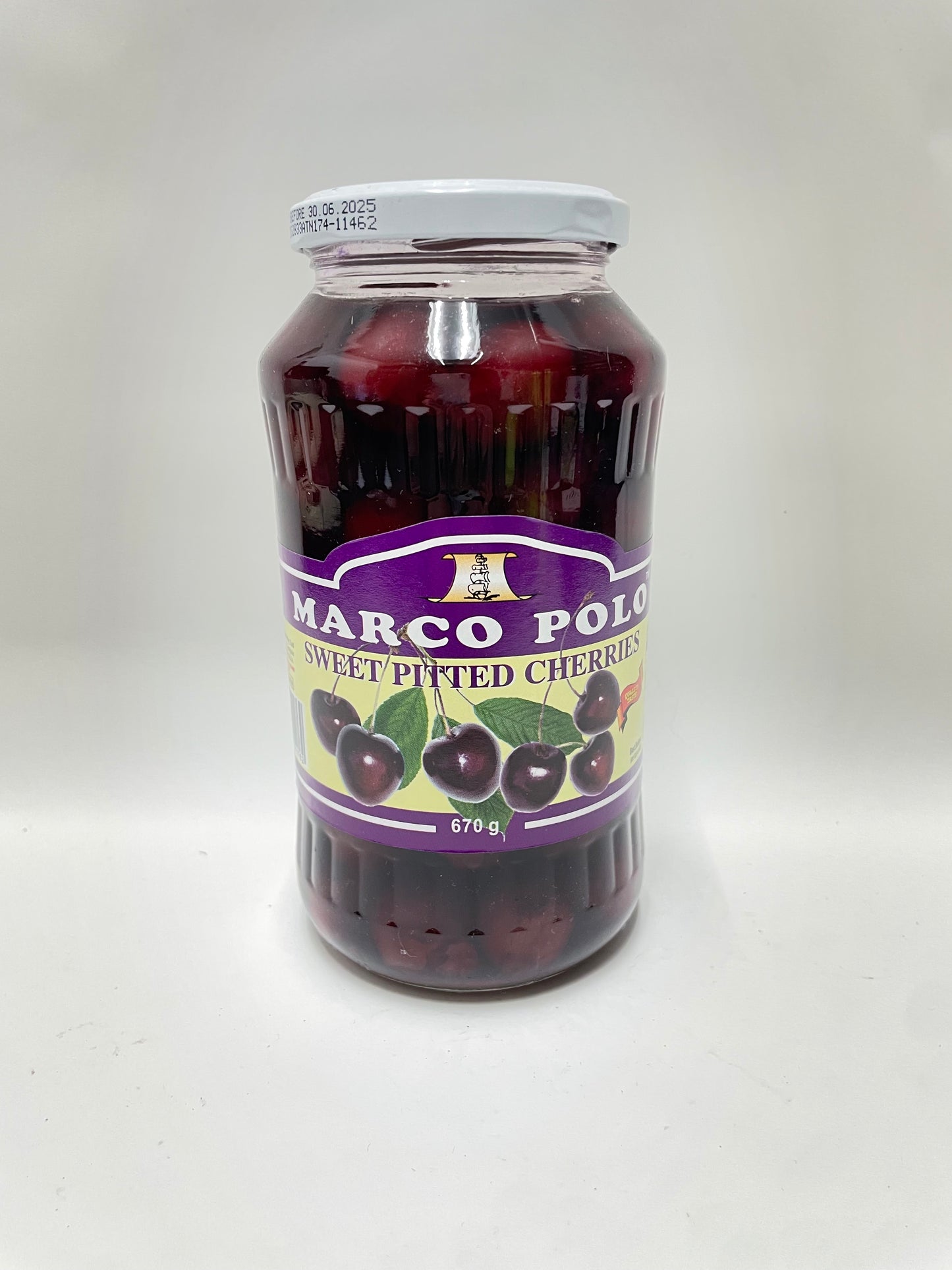 Marco Polo Sweet Pitted Cherries 670g