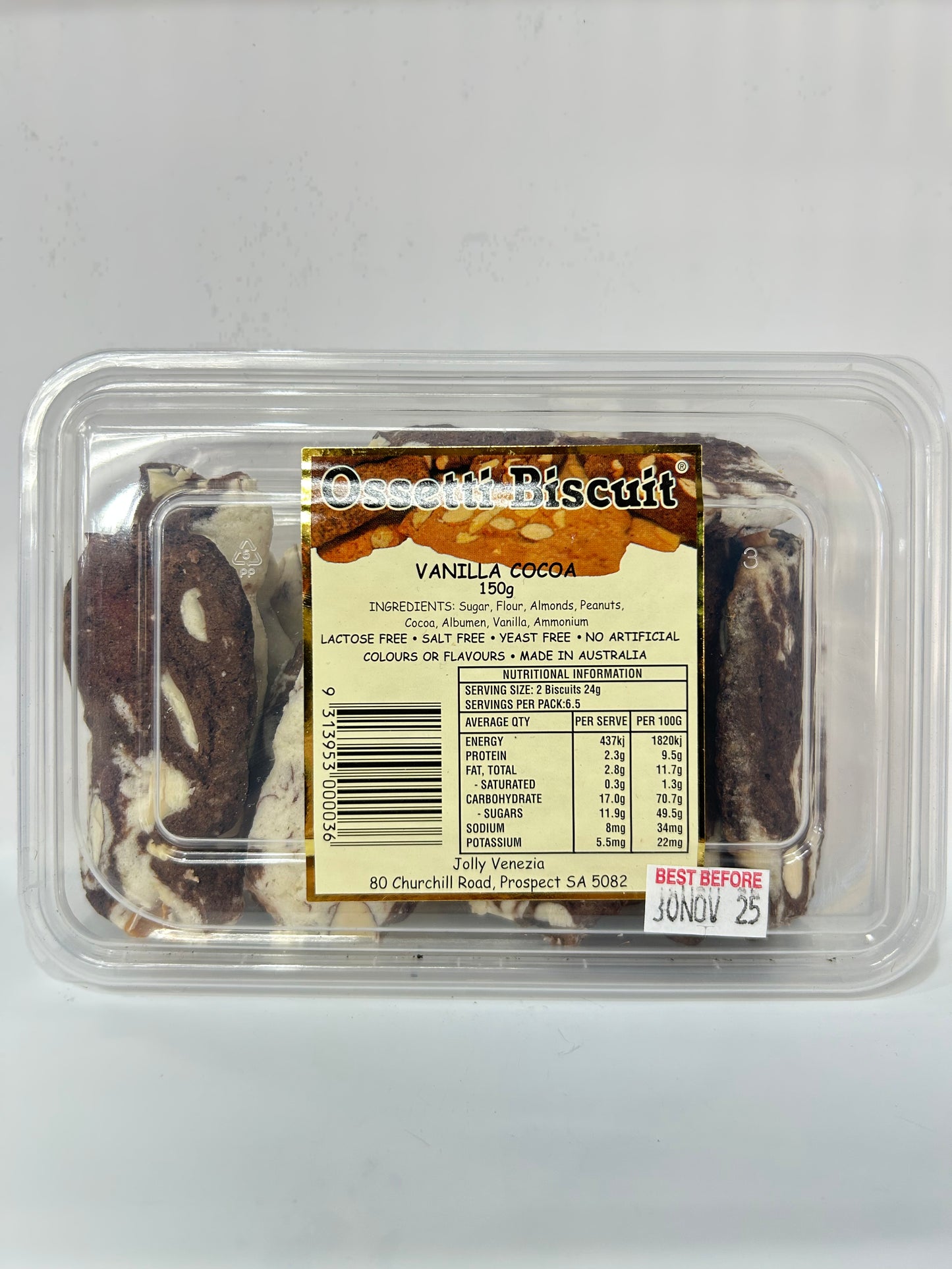 Ossetti Vanilla Cocoa Biscuit