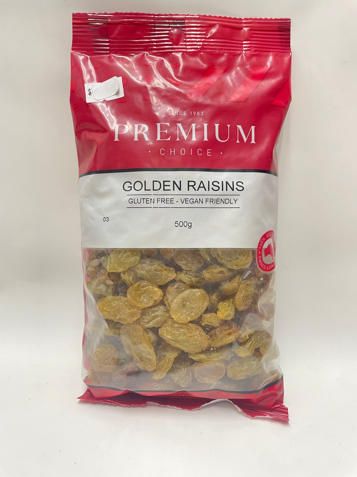 Priority Health - Golden Raisins 500g