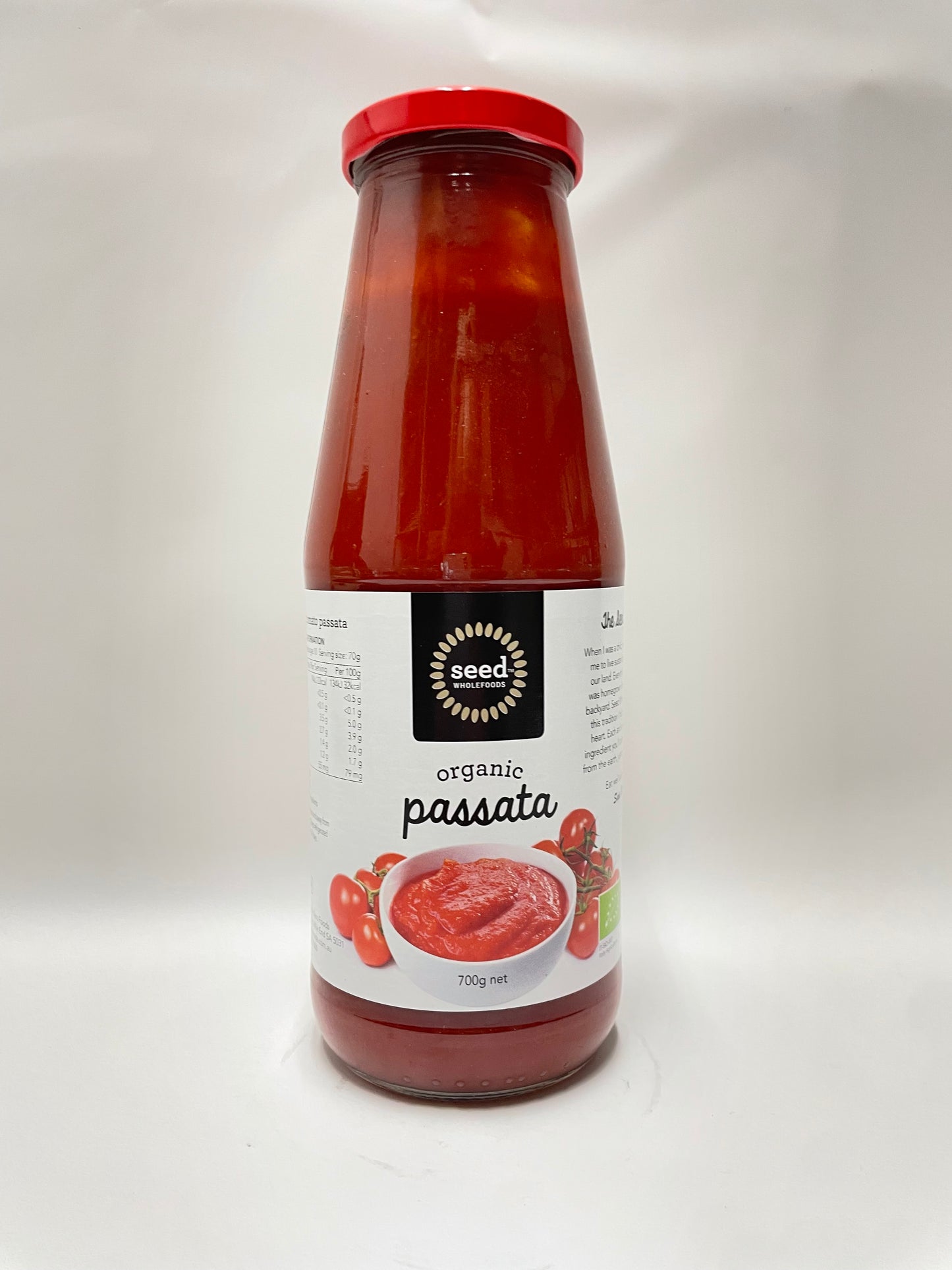 Seed Wholefoods Organic Passata 700g