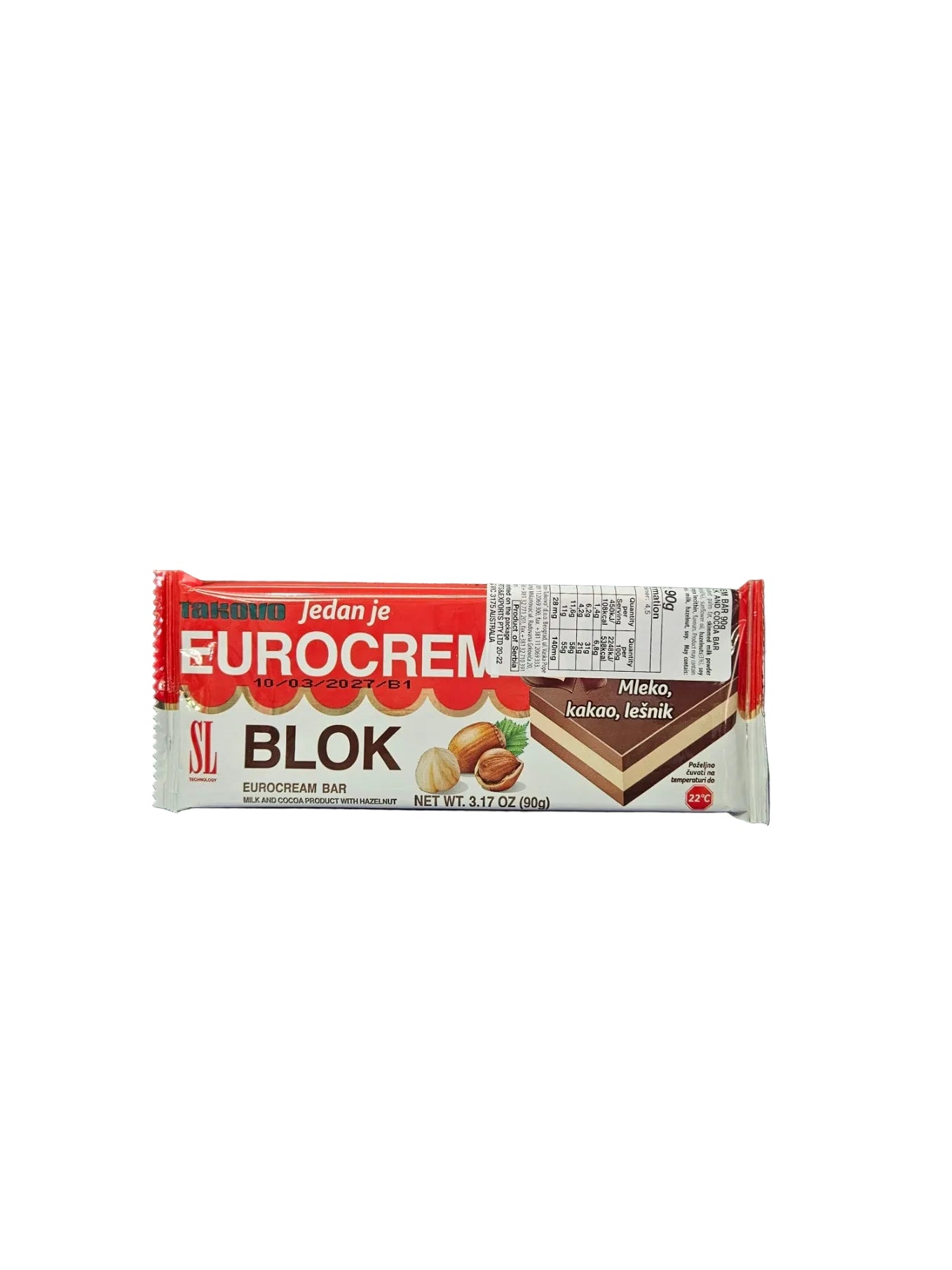 Takoland Eurocream Bar