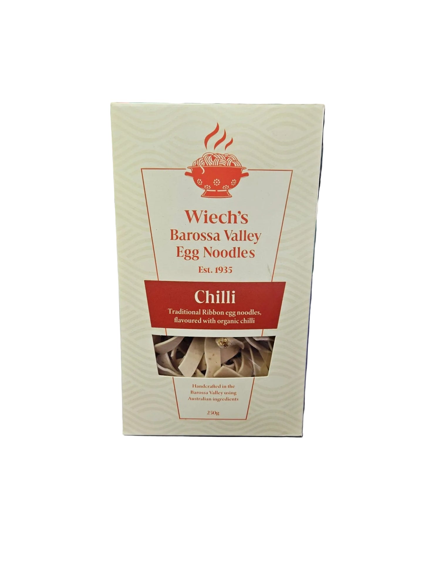 Wiech's Barossa Valley Egg Noodles - Chilli 250g