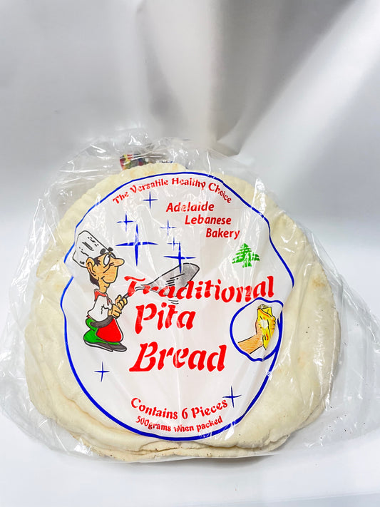 Adelaide Lebanese Bakery Pita Bread 6 Pack