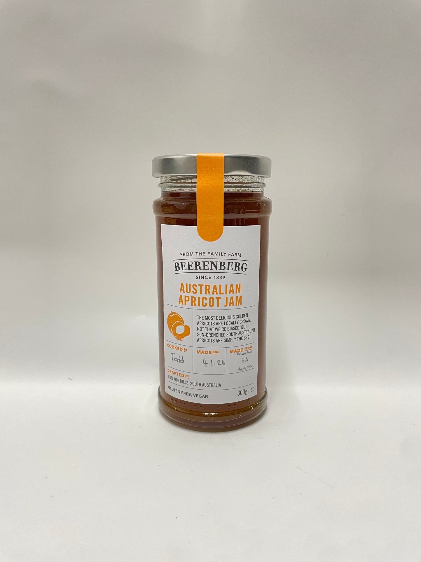Beerenberg Apricot Jam 300g
