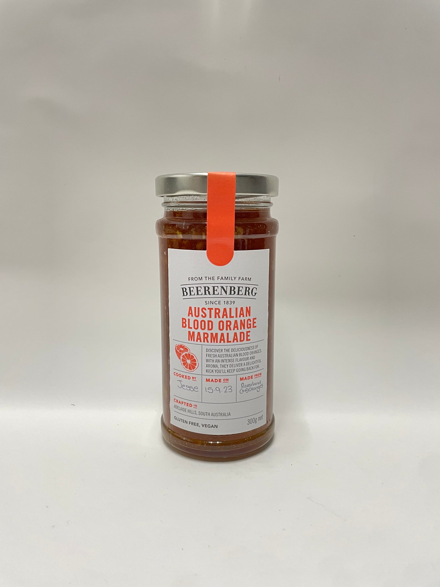 Beerenberg Blood Orange Marmalade 300g