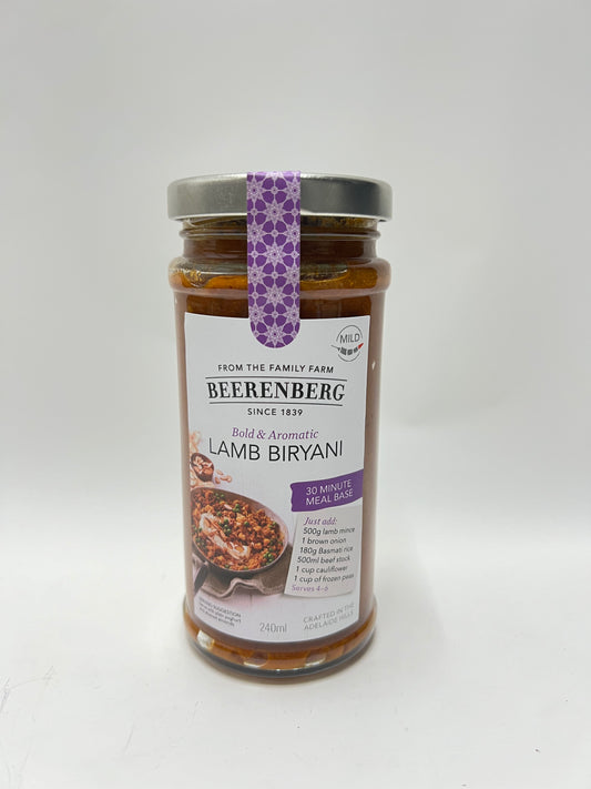 Beerenberg Lamb  Biryani 240ml