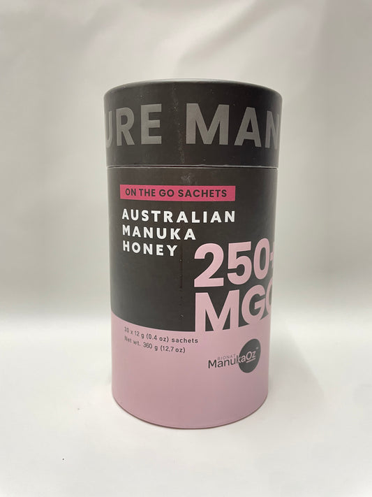 Australian Manuka Honey 250MGO 30 X 12g Sachets