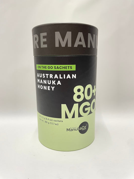 Australian Manuka Honey 80MGO 30 X 12g Sachets