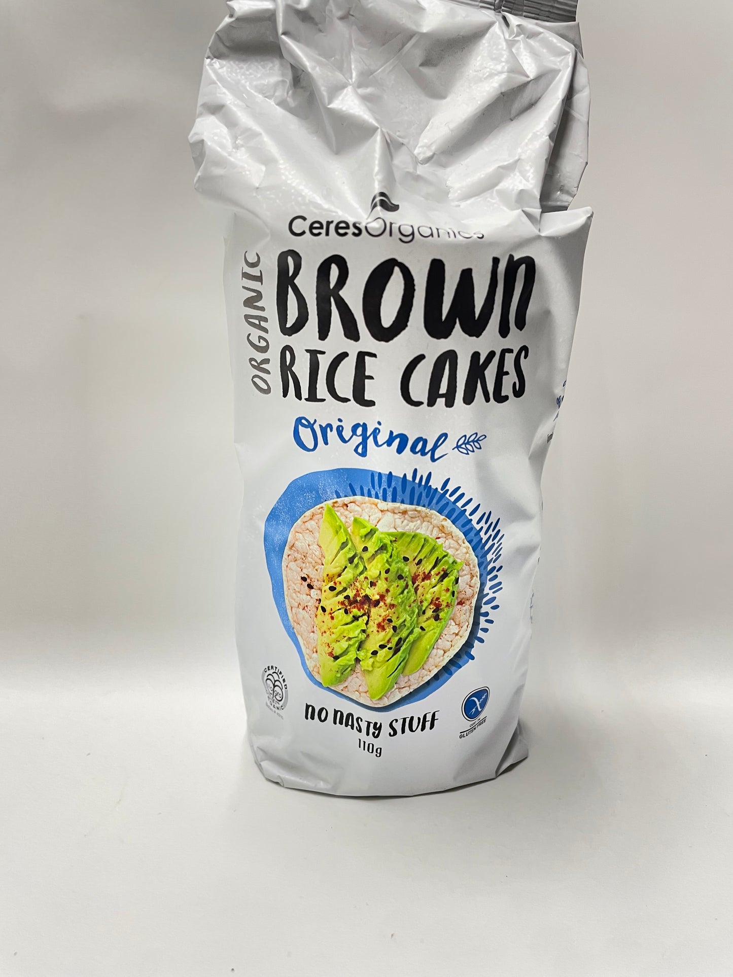 Ceres Organics Brown Rice Cakes - Original 110g
