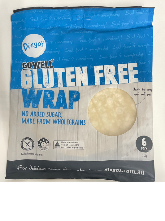Diego's Gluten Free Wrap 6 Pack