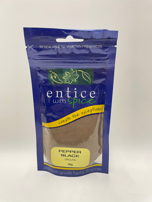 Entice with Spice Pepper Black Ground