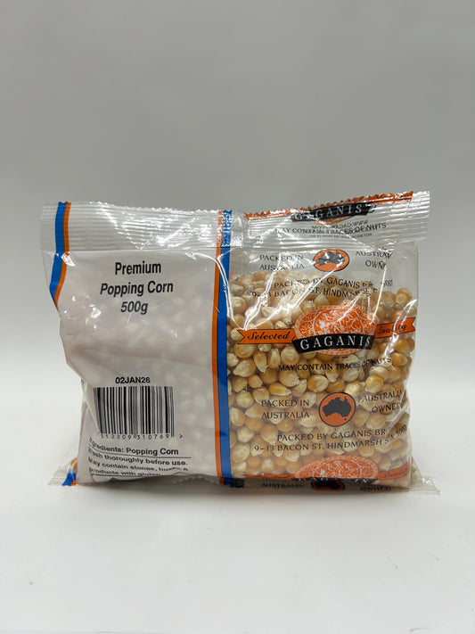 Gaganis Premium Popping Corn 500g