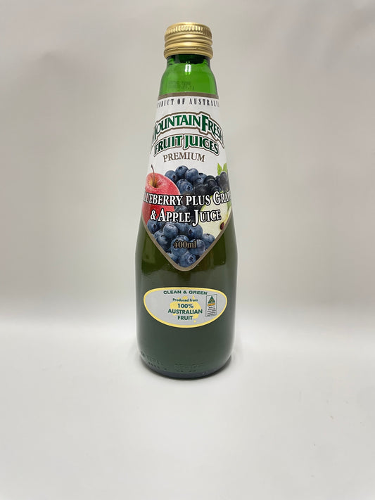 Mountain Fresh Blueberry, Grape and Apple Juice 400ml