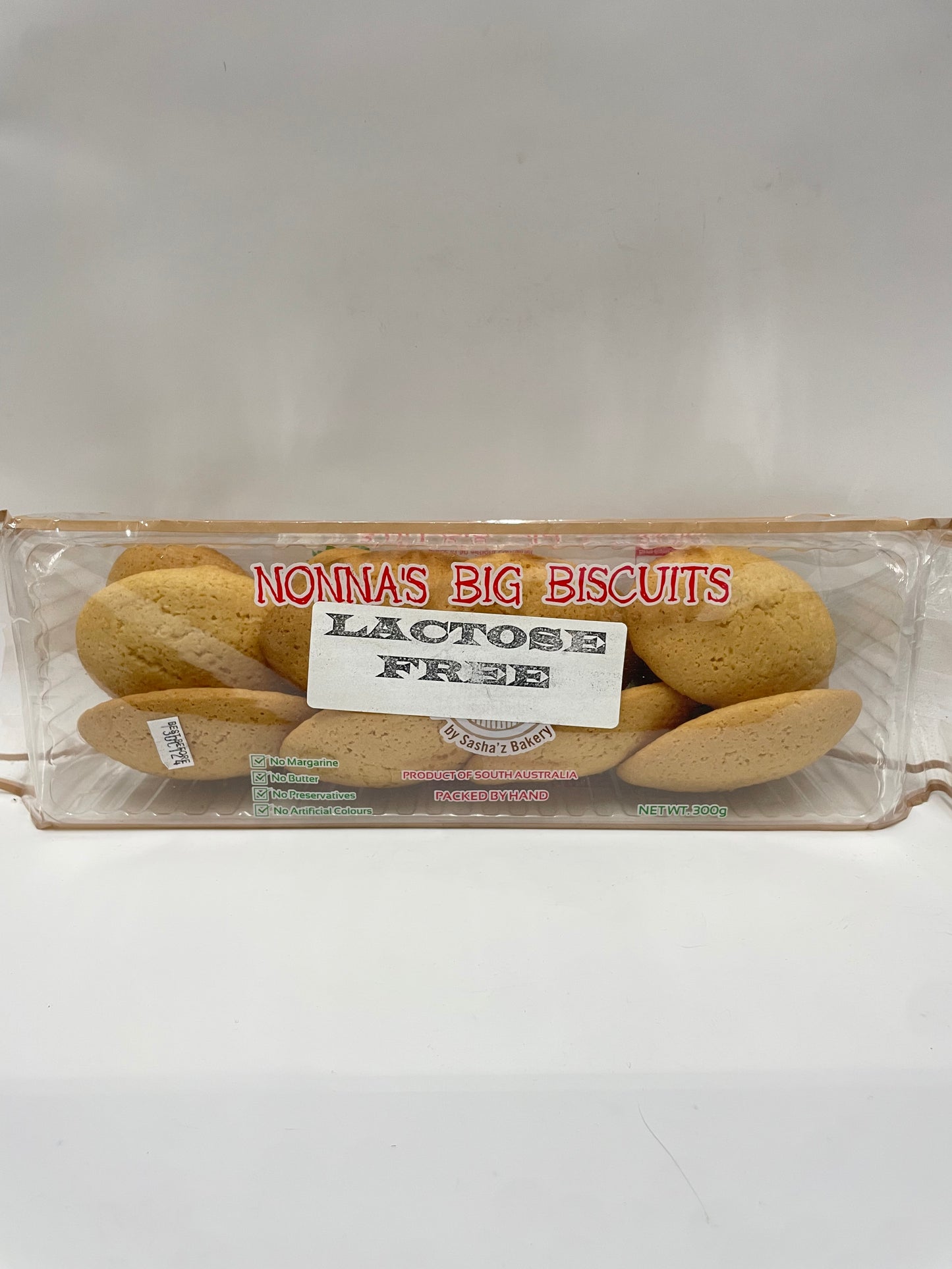 Sasha'z Bakery Nonna's Big Biscuits Lactose Free