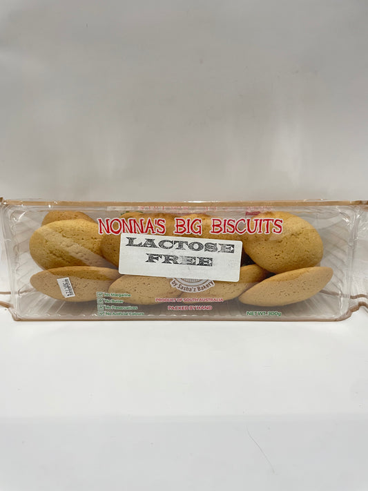Sasha'z Bakery Nonna's Big Biscuits Lactose Free