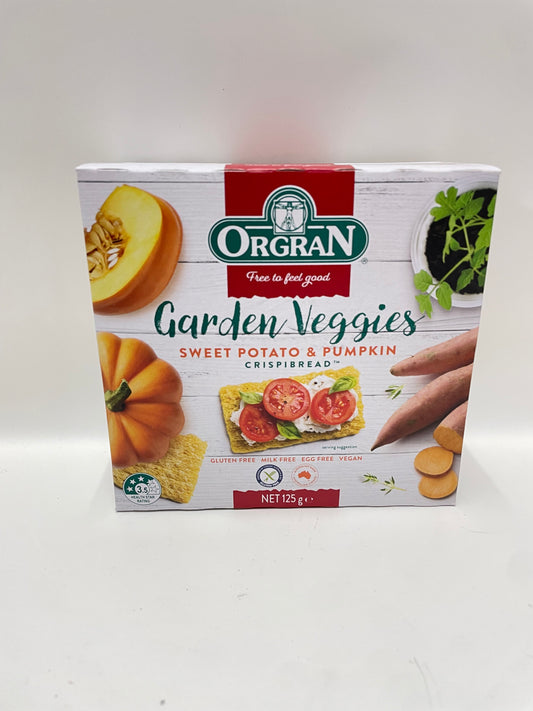 Orgran - Sweet Potato & Pumpkin Crispibread 125g