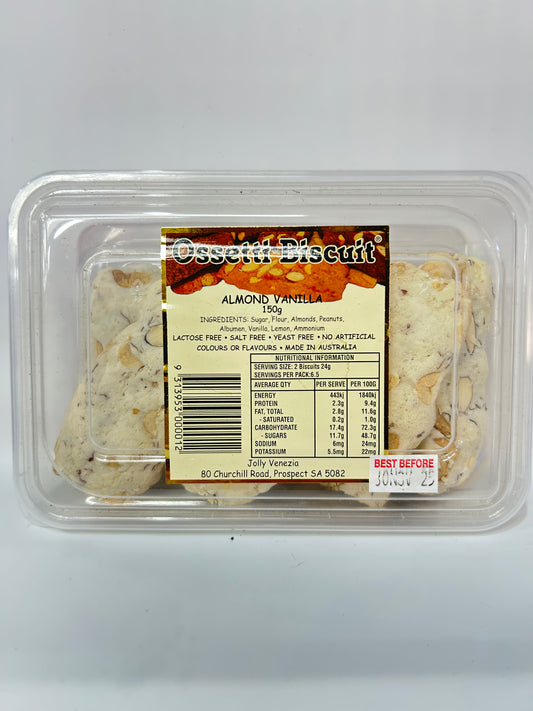 Ossetti Biscuit Almond Vanilla