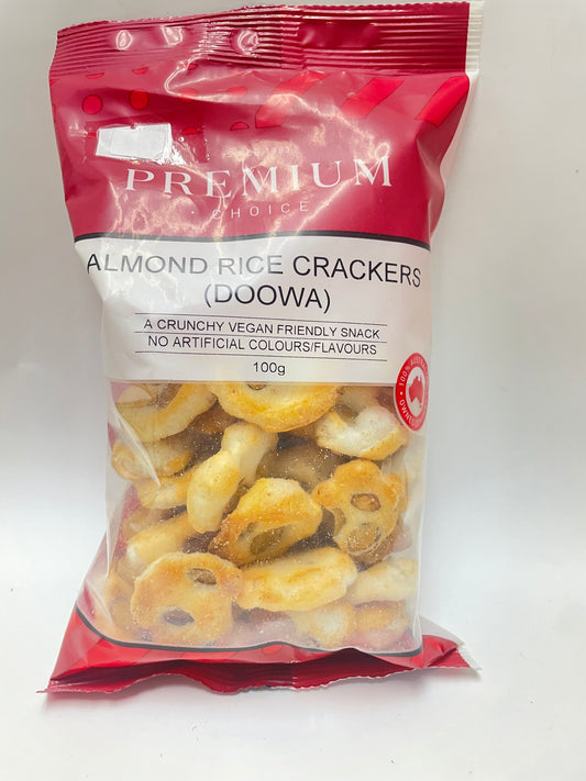 Priority Health - Almond Rice Crackers 100g