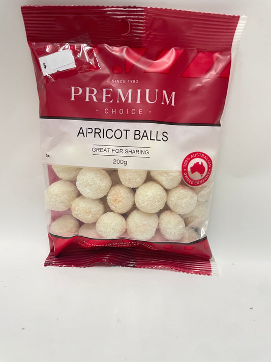 Priority Health - Apricot Balls 200g