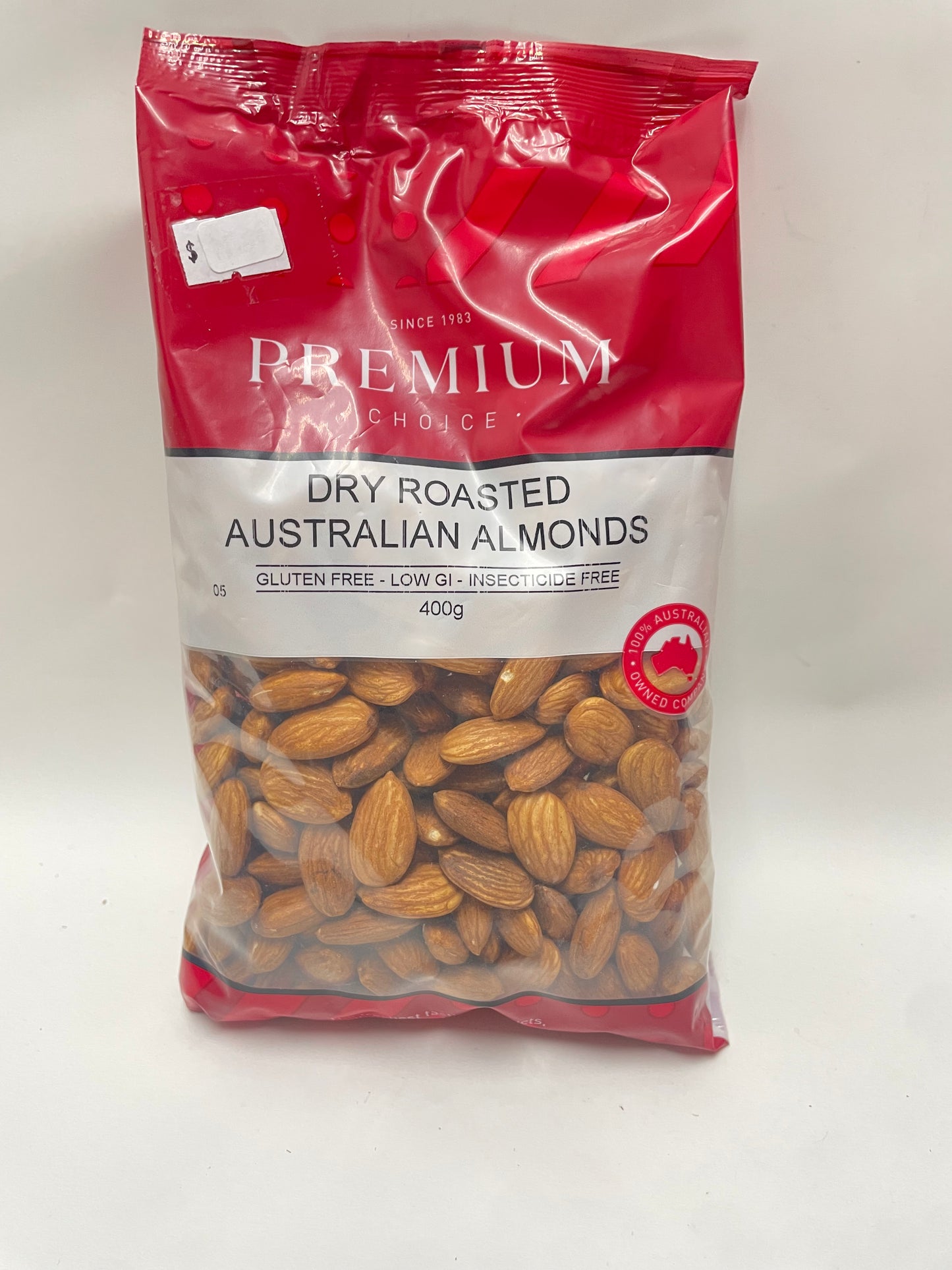 Priority Health - Dry Roasted Australian Almonds 400g