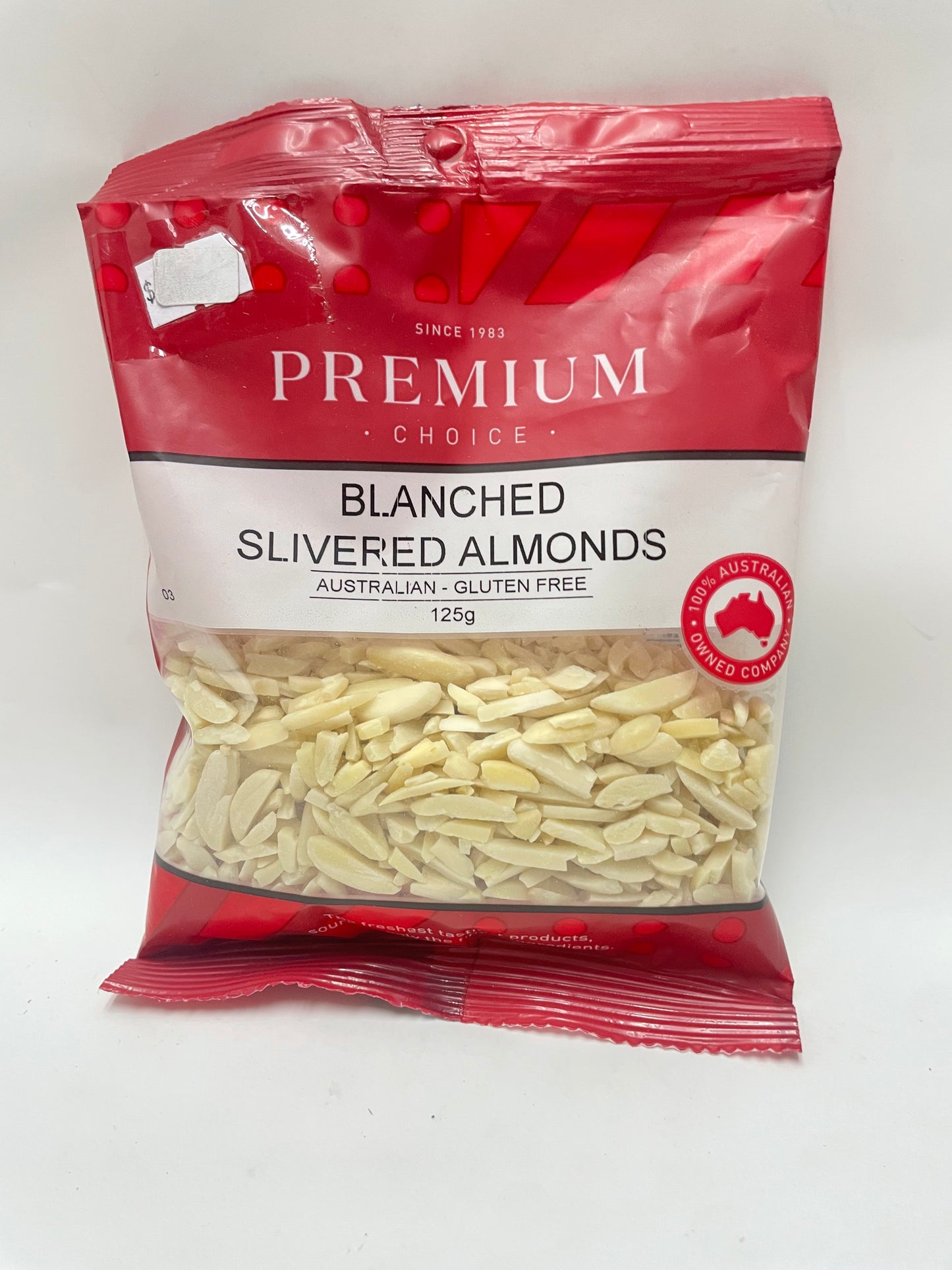 Priority Health - Blanced Slivered Almonds 125g