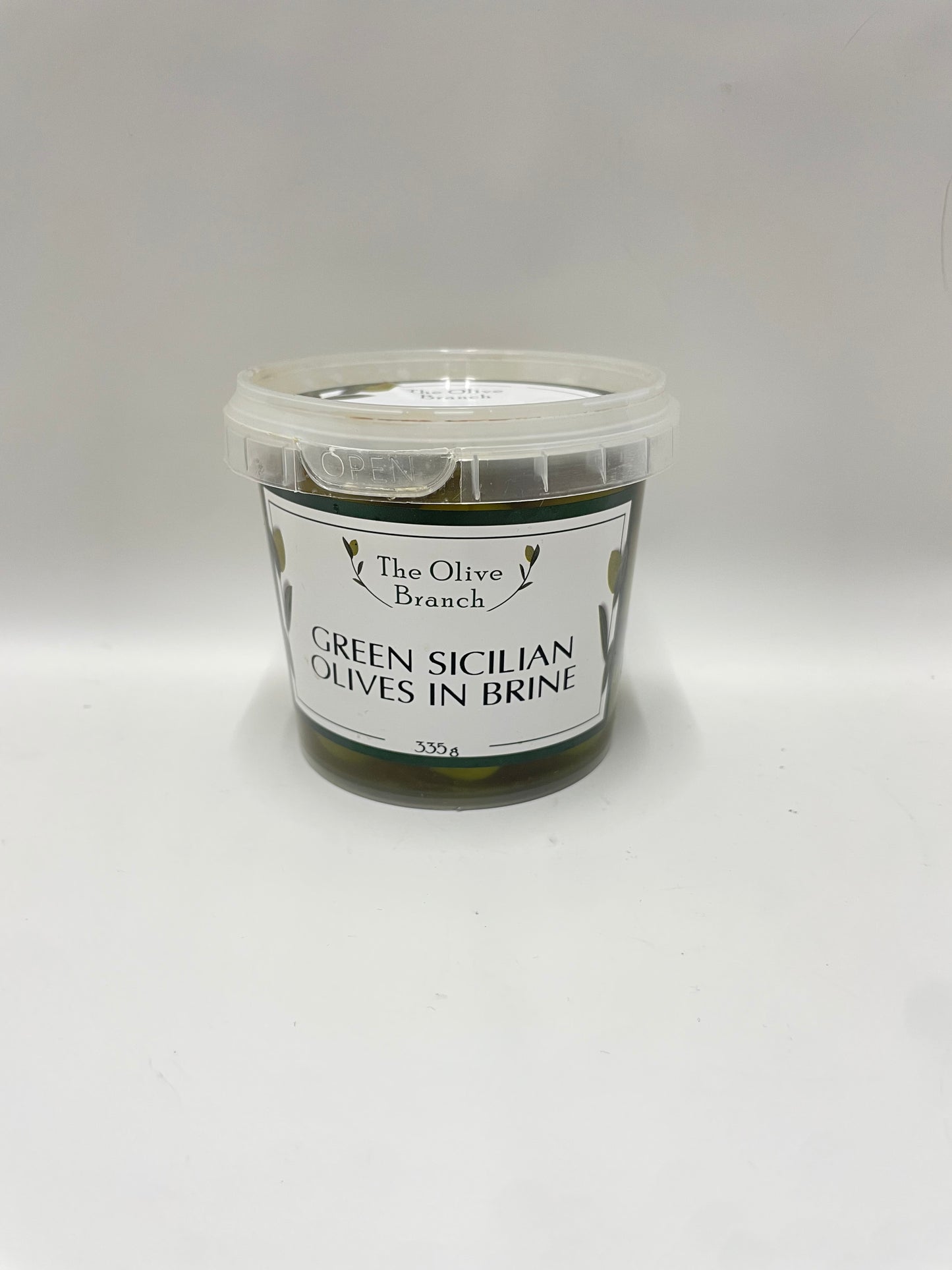 The Olive Branch Green Sicilian Olives in Brine 335g