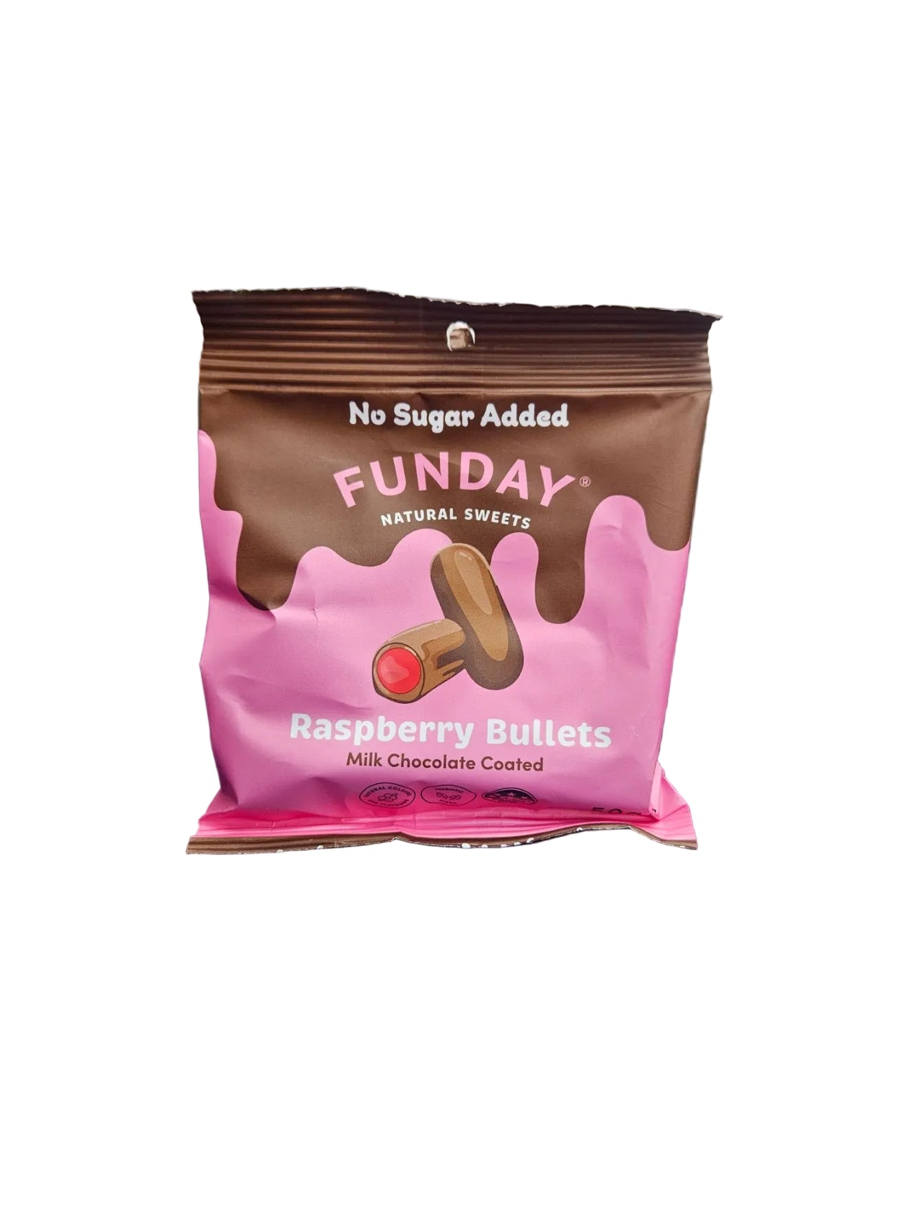 Funday Milk Chocolate Raspberry Bullets